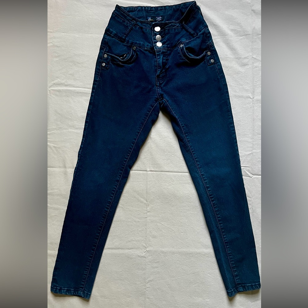 Always Friday Dark Blue Black Skinny Jeans